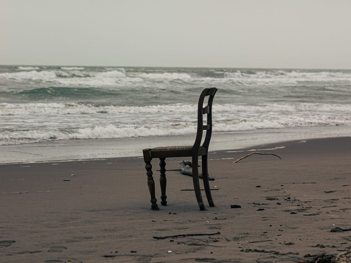 a wooden chair
